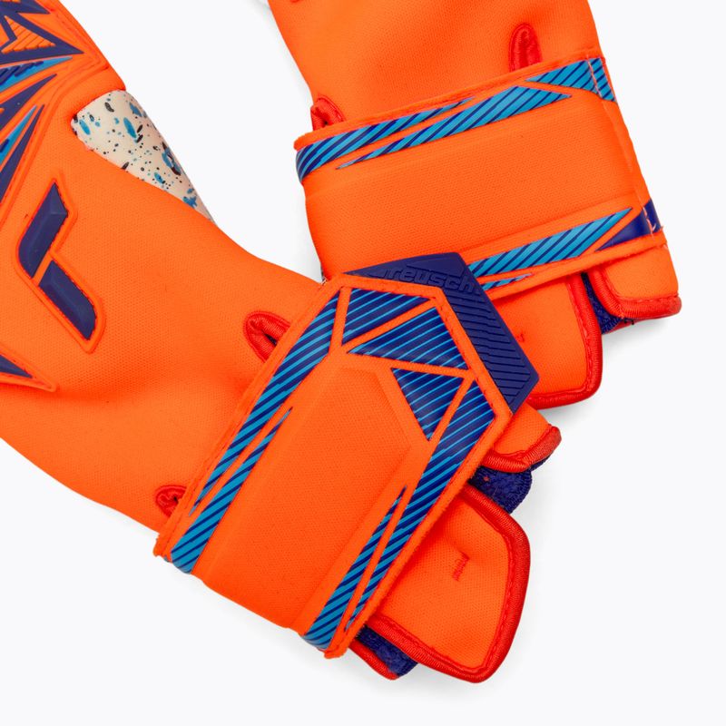 Guanti da portiere Reusch Attrakt Freegel Fusion shocking orange/blue 5