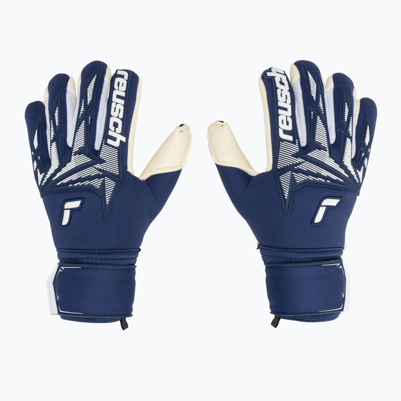 Guanti da portiere Reusch Attrakt Freegel Gold X Finger Support Junior premium blue/white 2