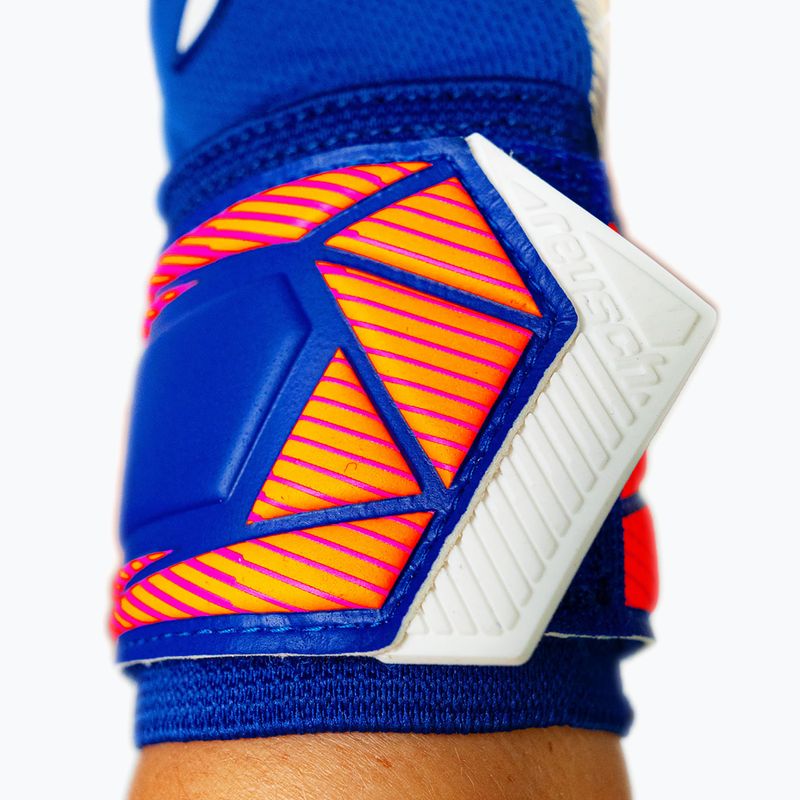 Guanti da portiere Reusch Attrakt Gold X NC sharp blue/white/shocking orange 7