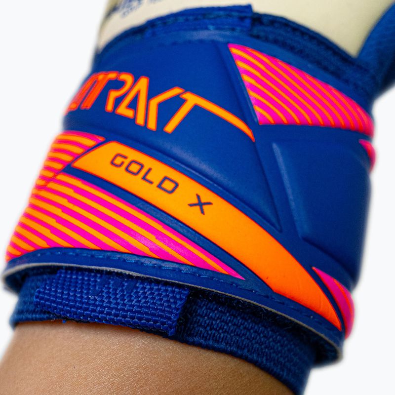 Guanti da portiere Reusch Attrakt Gold X NC sharp blue/white/shocking orange 8
