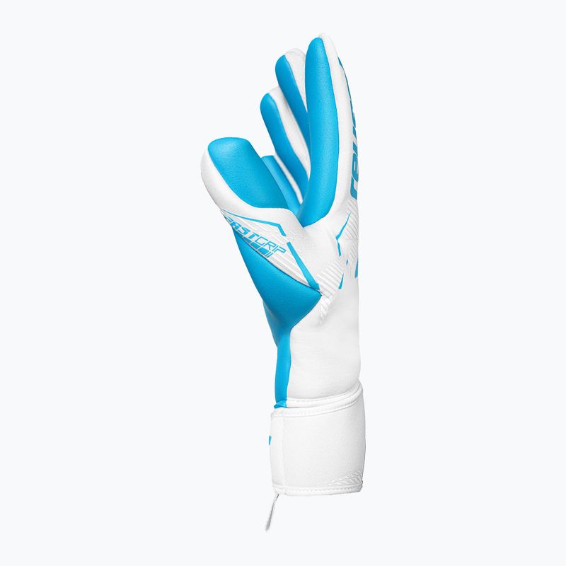 Guanti da portiere Reusch Fastgrip Aqua white/aqua blue 2