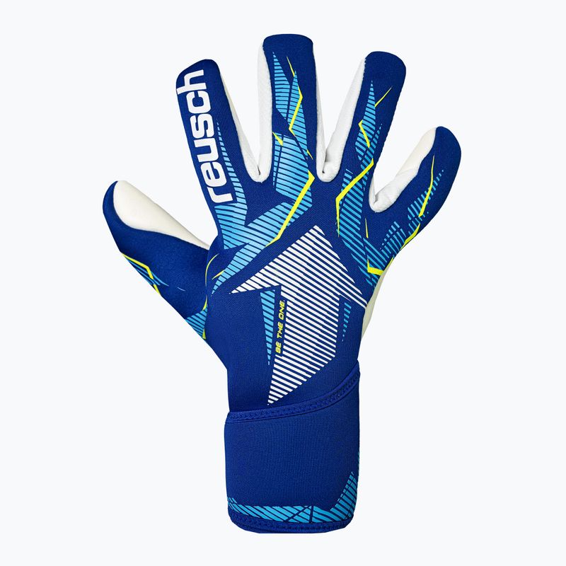 Guanti da portiere per bambini Reusch Fastgrip Advance Junior sharp blue/white 2
