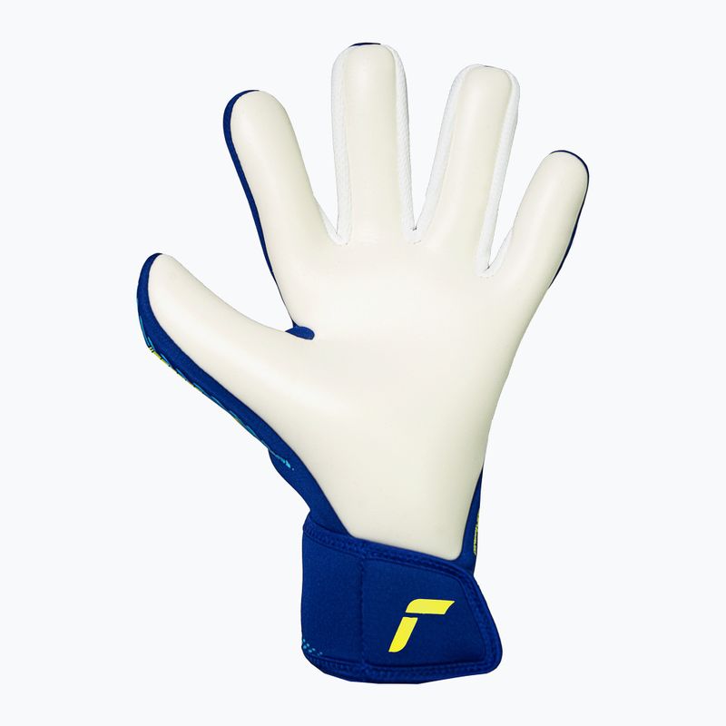 Guanti da portiere per bambini Reusch Fastgrip Advance Junior sharp blue/white 3