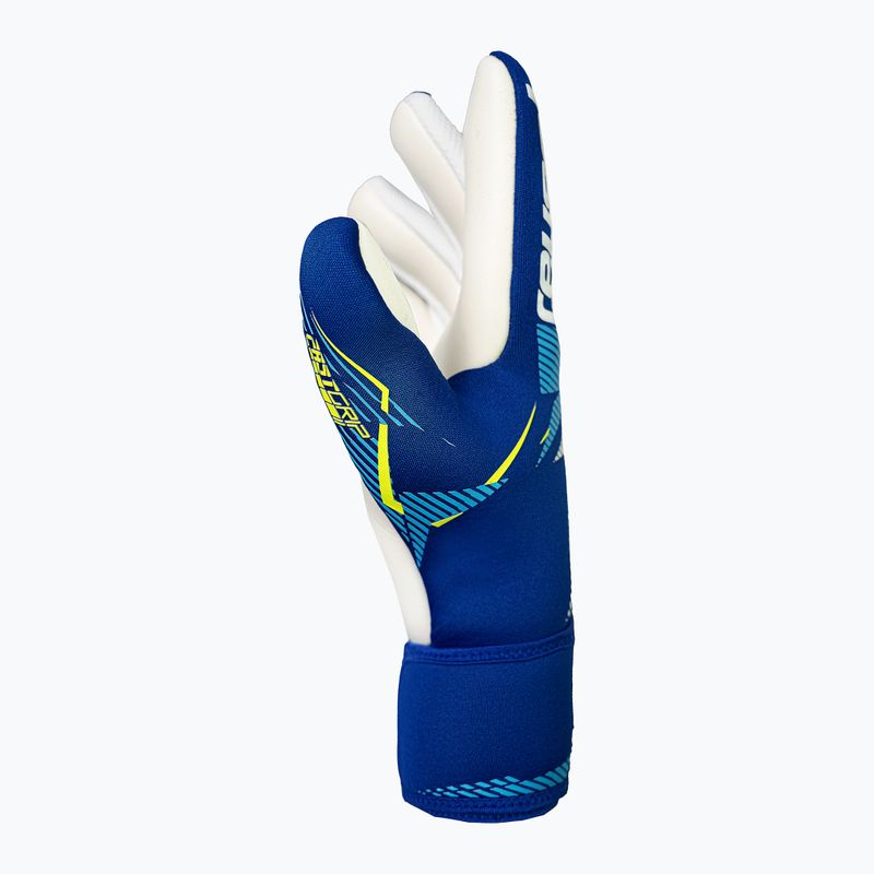 Guanti da portiere per bambini Reusch Fastgrip Advance Junior sharp blue/white 4