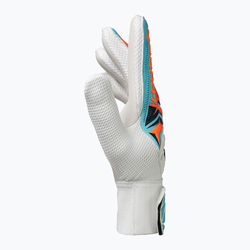 Guanti da portiere per bambini Reusch Attrakt Starter Solid Junior white/light blue 4