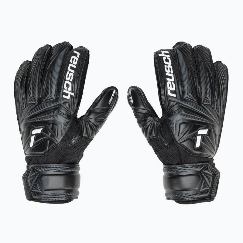 Guanti da portiere per bambini Reusch Attrakt Infinity Junior black 2