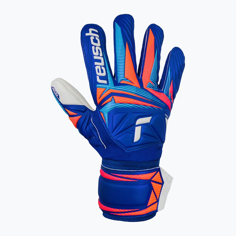 Guanti da portiere Reusch Attrakt Grip sharp blue/white/shocking orange 2