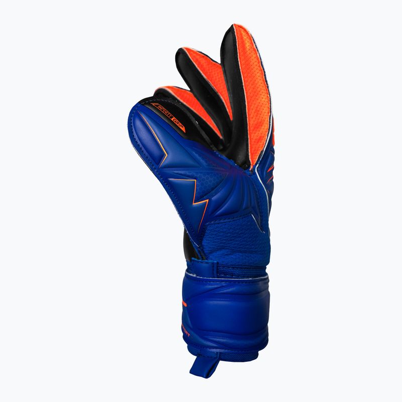 Guanti da portiere Reusch Attrakt Infinity Finger Support sharp blue/shocking orange/black 4