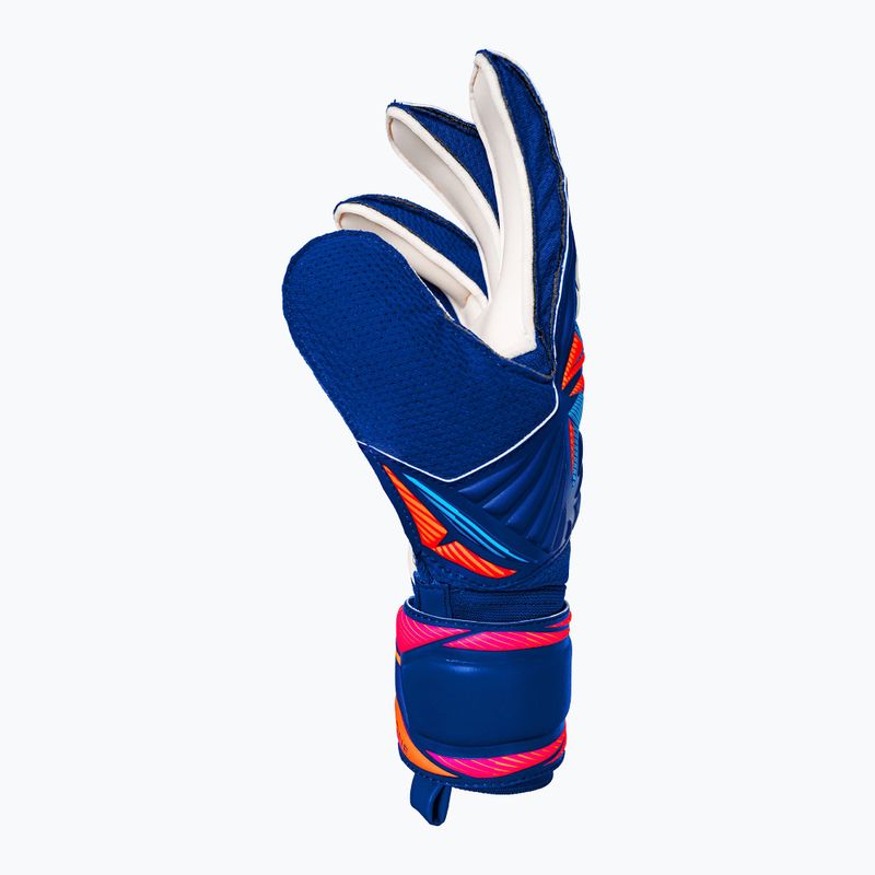 Guanti da portiere Reusch Attrakt Solid sharp blue/white/shocking orange 4
