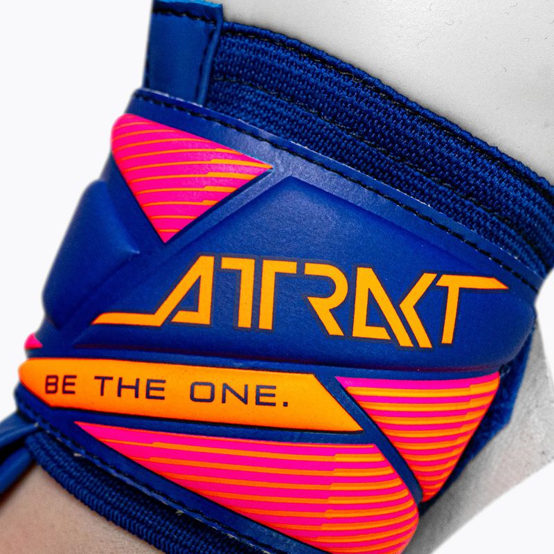 Guanti da portiere Reusch Attrakt Solid sharp blue/white/shocking orange 8