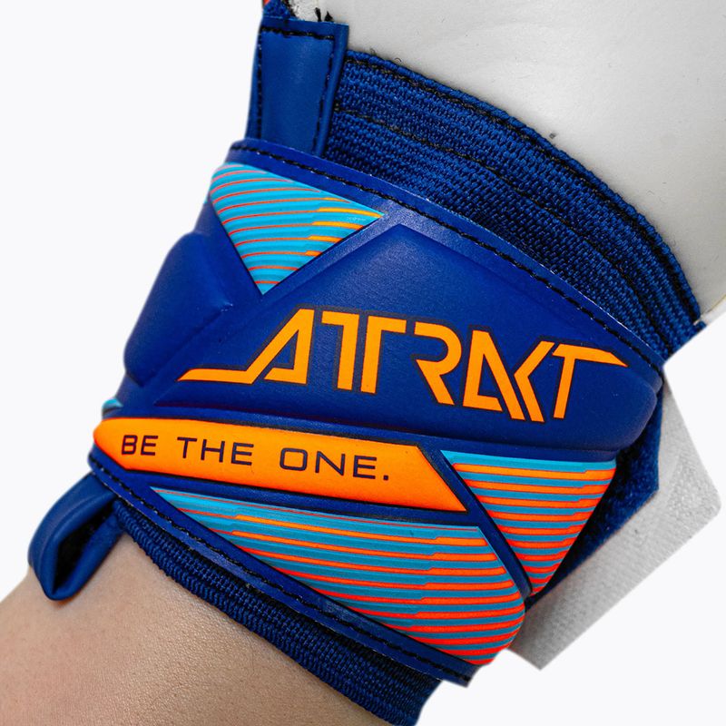 Guanti da portiere Reusch Attrakt Solid sharp blue/shocking orange 8