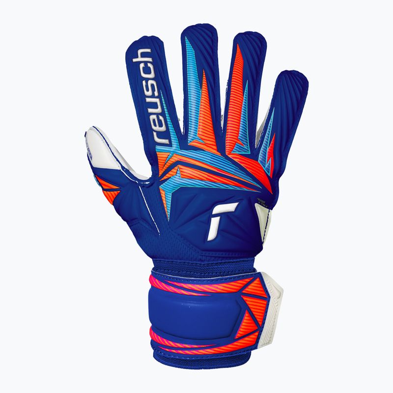 Guanti da portiere per bambini Reusch Attrakt Advance Junior sharp blue/white/shocking orange 2