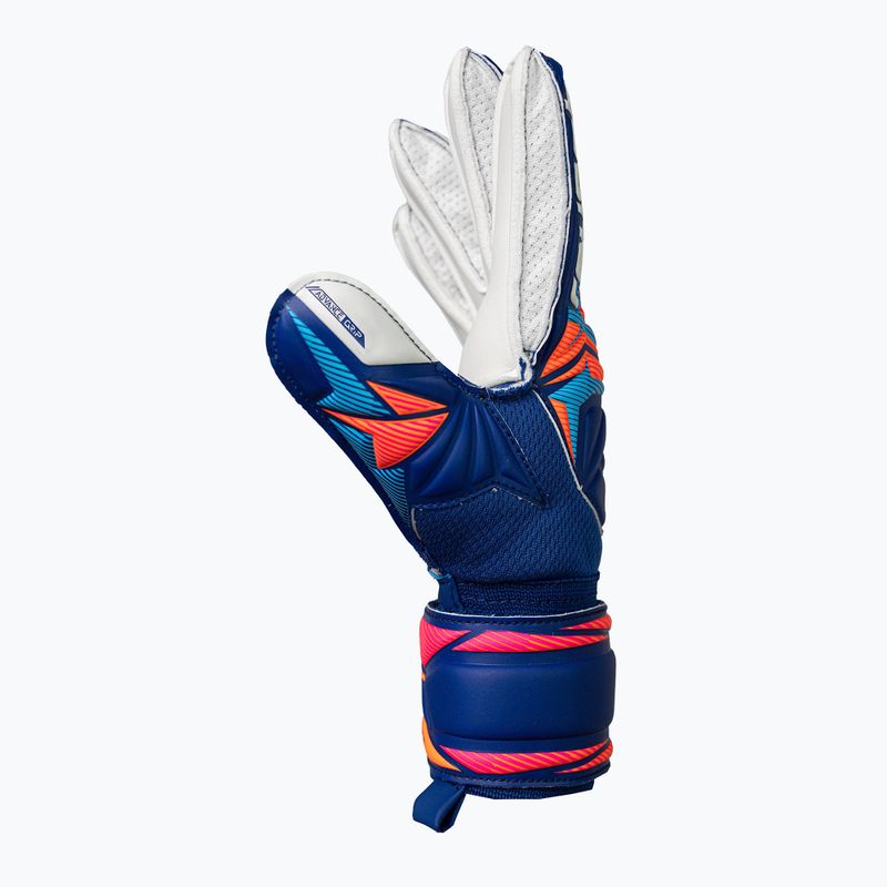 Guanti da portiere per bambini Reusch Attrakt Advance Junior sharp blue/white/shocking orange 4