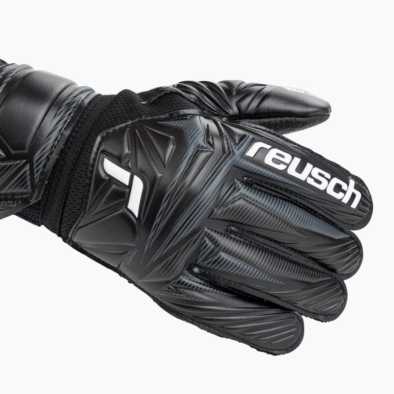 Guanti da portiere per bambini Reusch Attrakt Resist 5672615 black 5