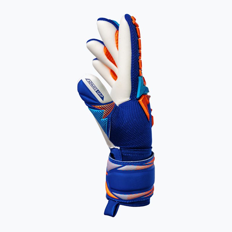 Guanti da portiere per bambini Reusch Attrakt Freegel Advance Junior sharp blue/shocking orange 4