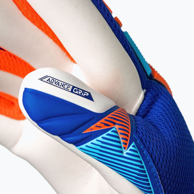 Guanti da portiere per bambini Reusch Attrakt Freegel Advance Junior sharp blue/shocking orange 8