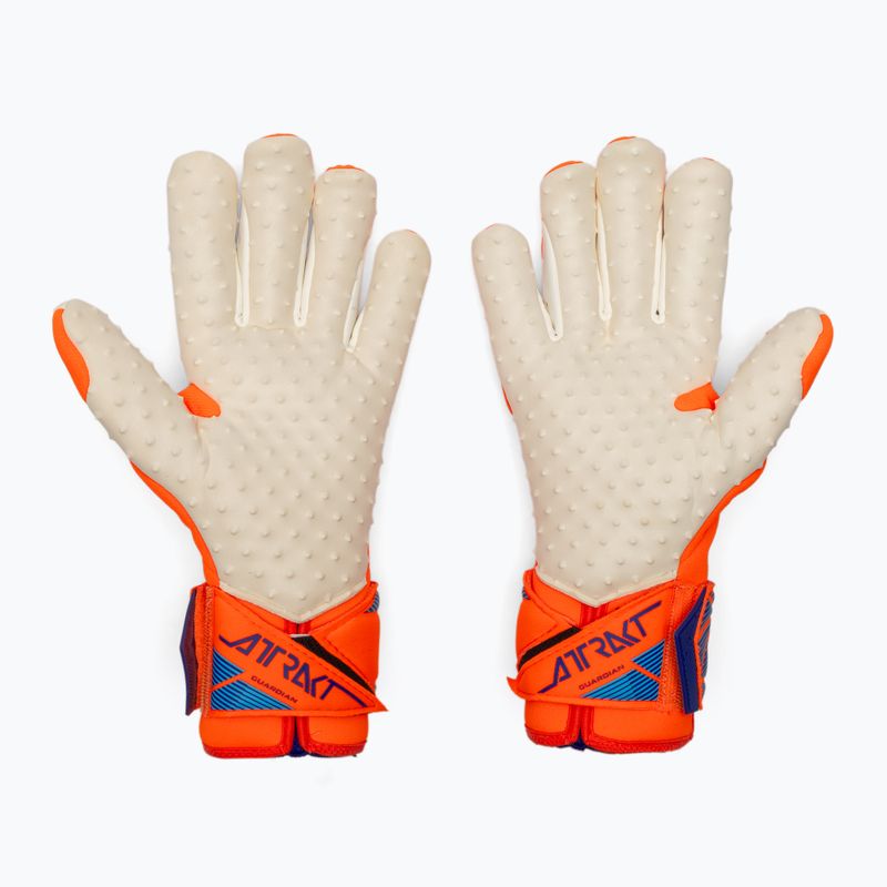 Guanti da portiere Reusch Attrakt SpeedBump Guardian shocking orange/blue 3
