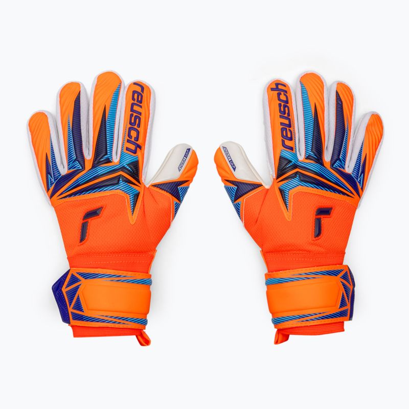 Guanti da portiere Reusch Attrakt Advance shocking orange/blue 2