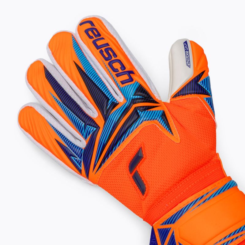 Guanti da portiere Reusch Attrakt Advance shocking orange/blue 4