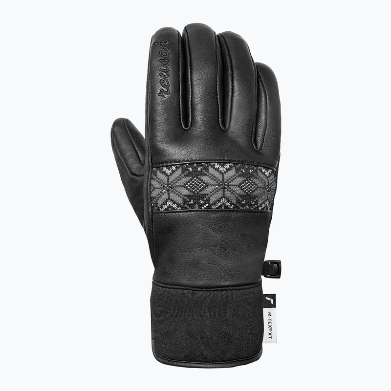 Guanti da sci da donna Reusch Charlize R-Tex XT black/steel gray/silver 2