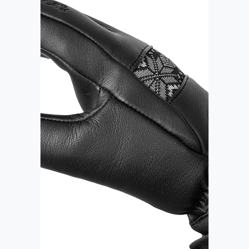 Guanti da sci da donna Reusch Charlize R-Tex XT black/steel gray/silver 7