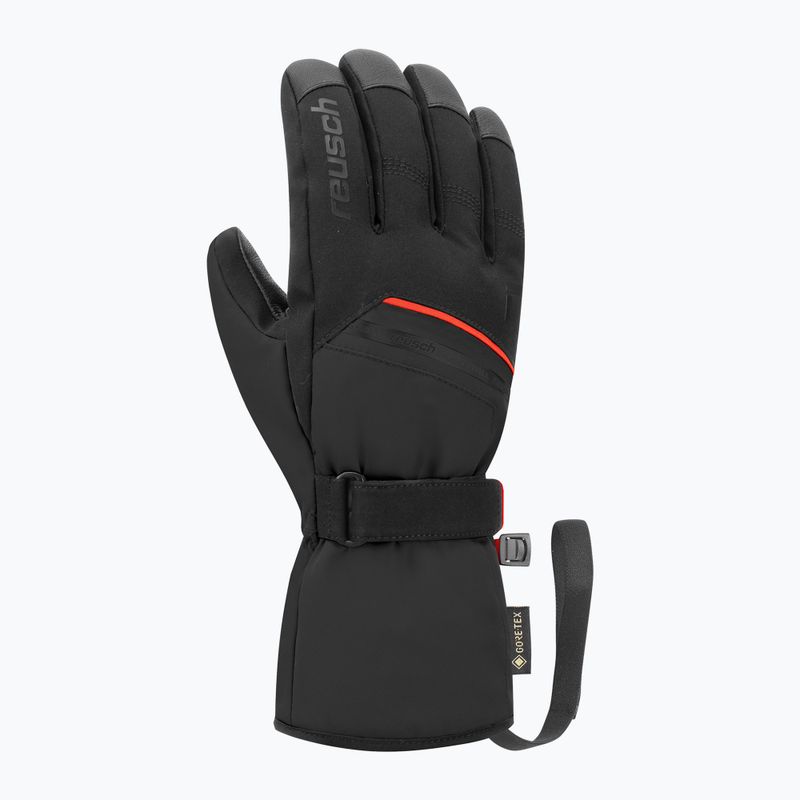 Guanti da sci Reusch Morris GORE-TEX black/fire red 2