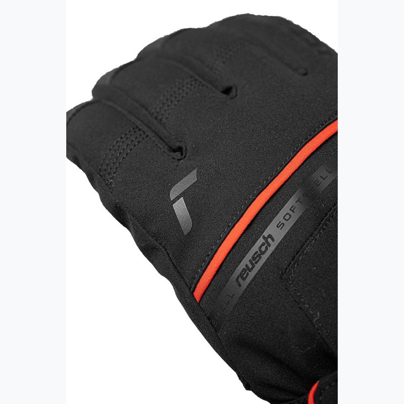 Guanti da sci Reusch Morris GORE-TEX black/fire red 6