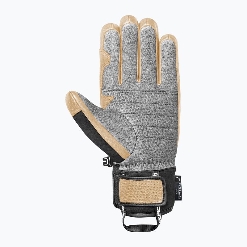 Guanti da sci Reusch Alpine Heritage tan / black 3