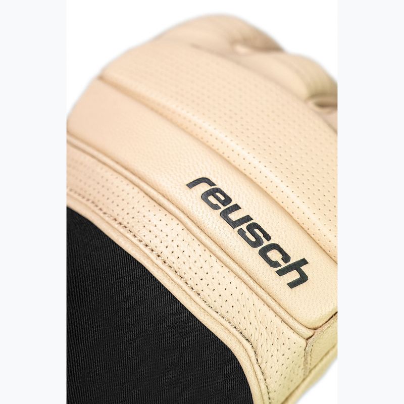 Guanti da sci Reusch Alpine Heritage tan / black 4