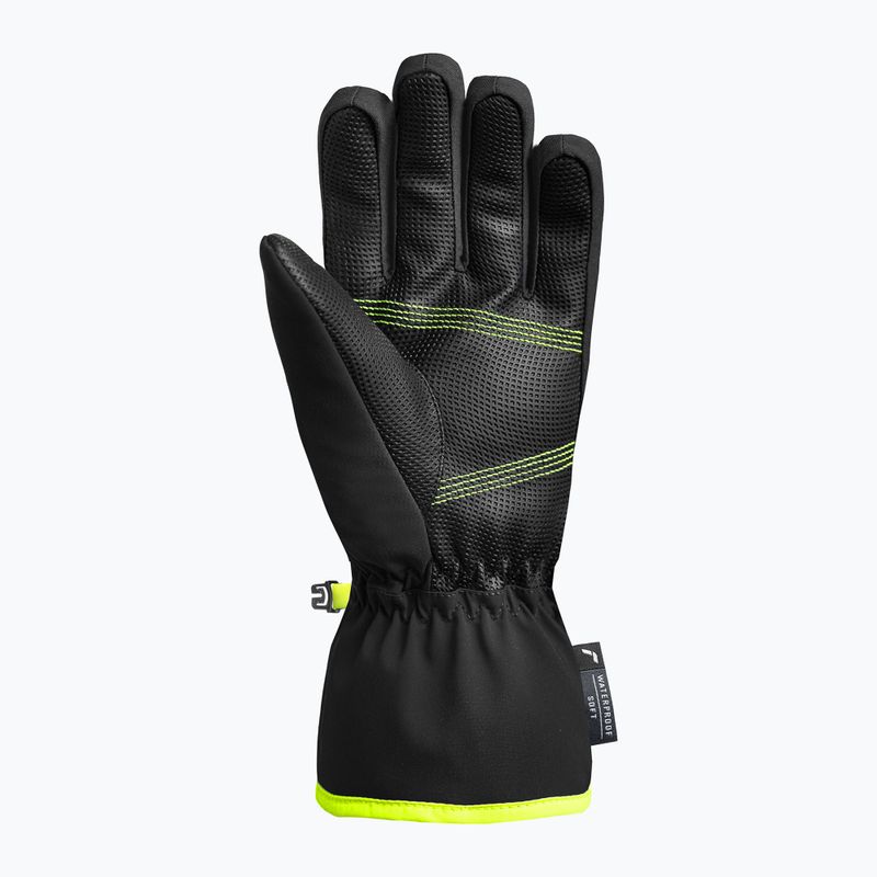 Guanti da sci per bambini Reusch Wonder R-TEX® XT Junior blck/bril blu/safety yell 3