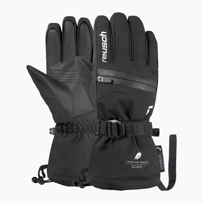 Guanti da sci per bambini Reusch Lan R-Tex XT black/silver