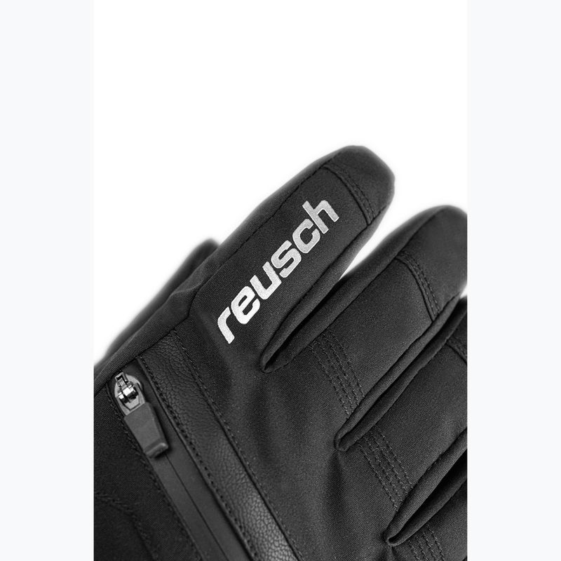 Guanti da sci per bambini Reusch Lan R-Tex XT black/silver 4