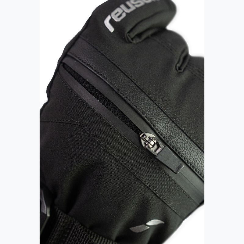 Guanti da sci per bambini Reusch Lan R-Tex XT black/silver 5