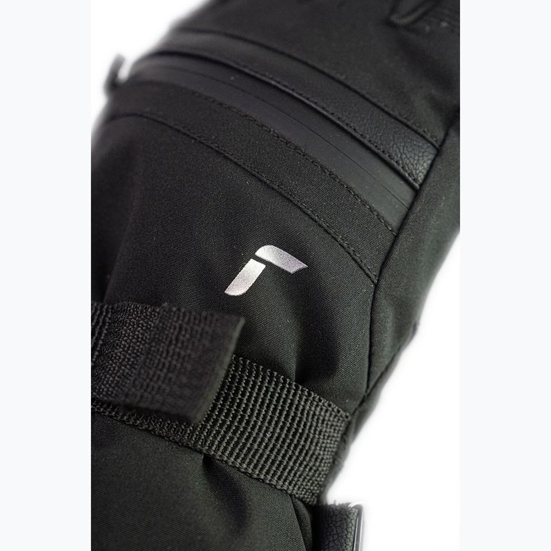 Guanti da sci per bambini Reusch Lan R-Tex XT black/silver 6