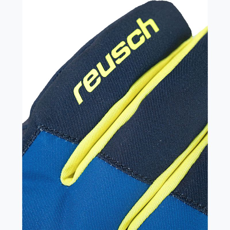 Guanti da sci per bambini Reusch Leo R-Tex XT black/imperial blue/safety yellow 4