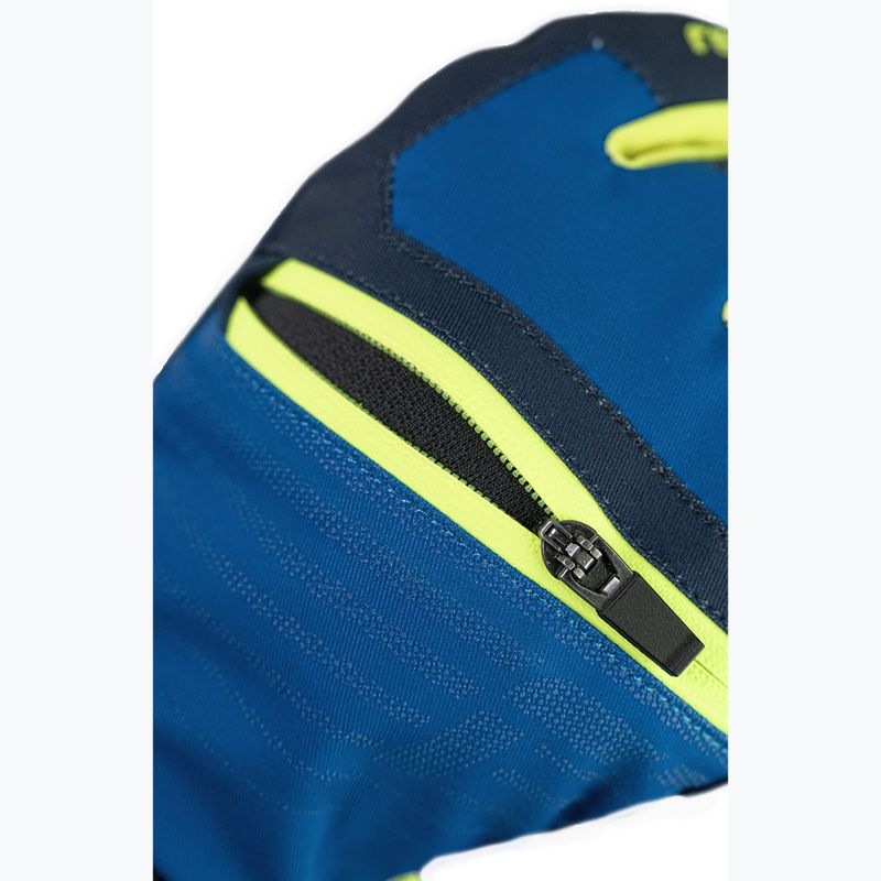 Guanti da sci per bambini Reusch Leo R-Tex XT black/imperial blue/safety yellow 5