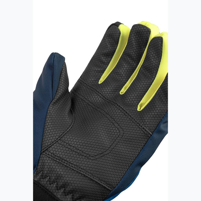 Guanti da sci per bambini Reusch Leo R-Tex XT black/imperial blue/safety yellow 6