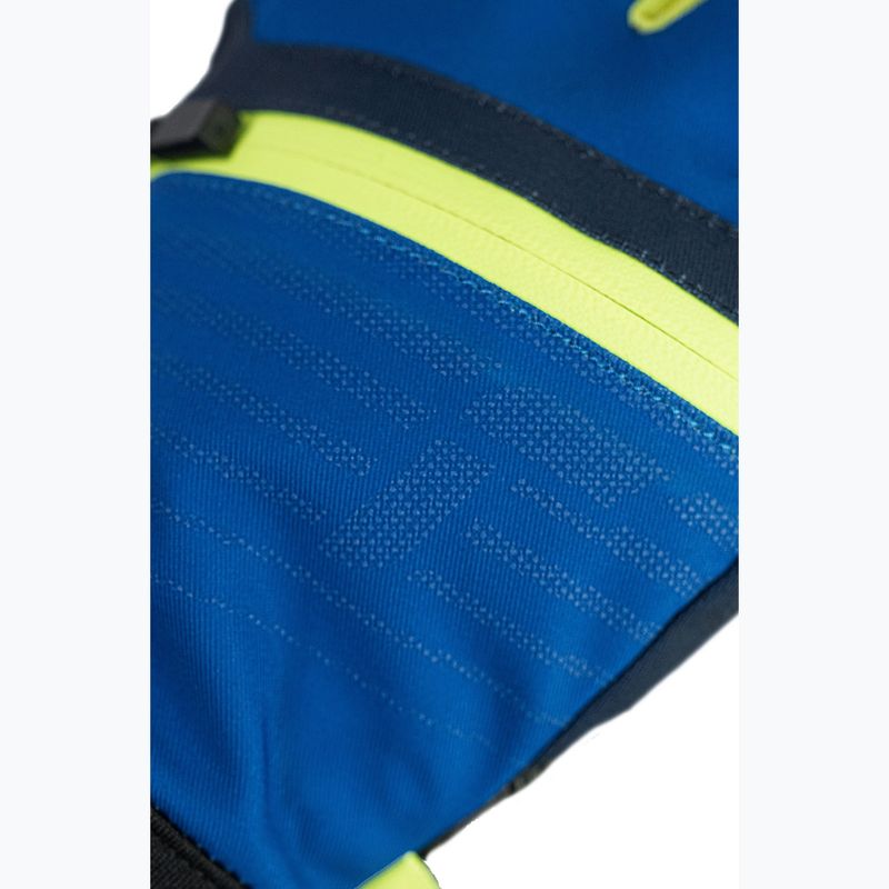 Guanti da sci per bambini Reusch Leo R-Tex XT black/imperial blue/safety yellow 7