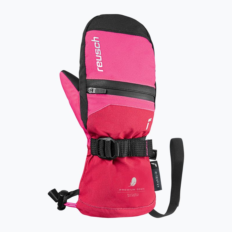 Guanti da sci per bambini Reusch Lan R-Tex XT Mitten cerise/pink glo 2