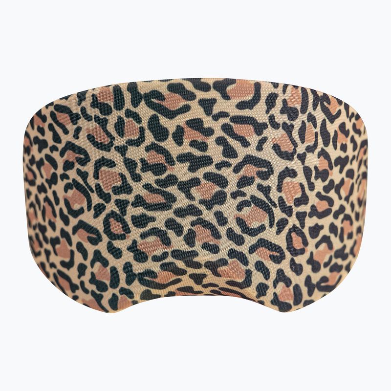 Custodia per maschere da sci Reusch Goggle Cover beige leopard 3
