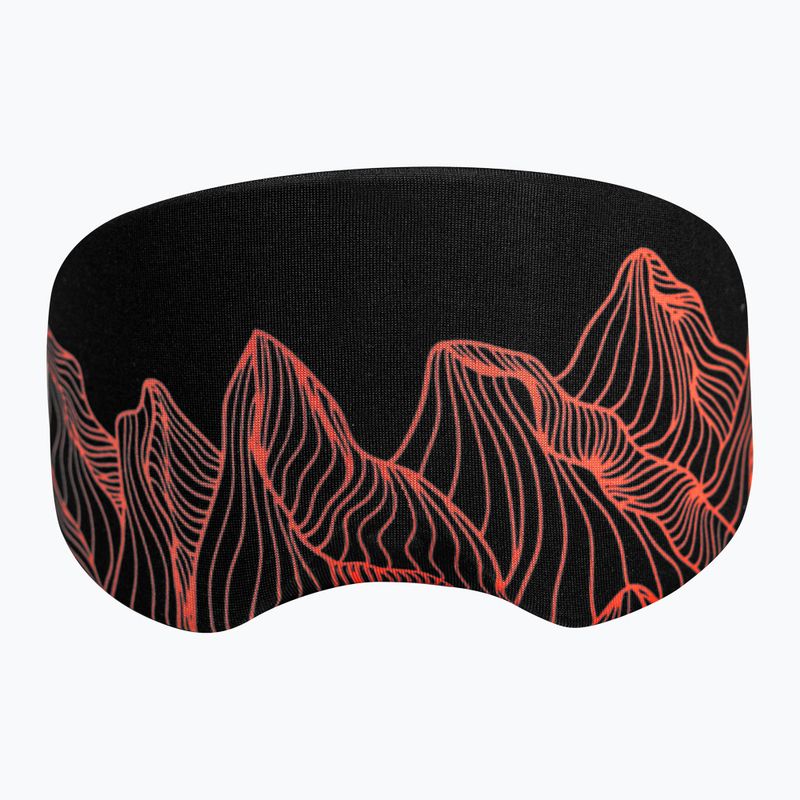 Custodia per maschere da sci Reusch Goggle Cover black/fluo red 3