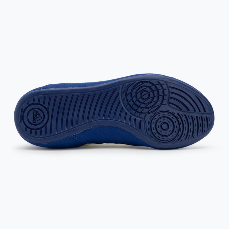 Scarpe da wrestling per bambini adidas Havoc 2 blu giallo 4
