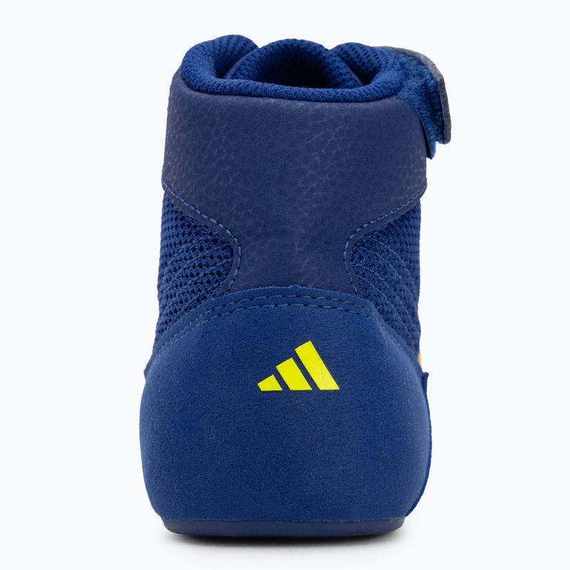 Scarpe da wrestling per bambini adidas Havoc 2 blu giallo 6