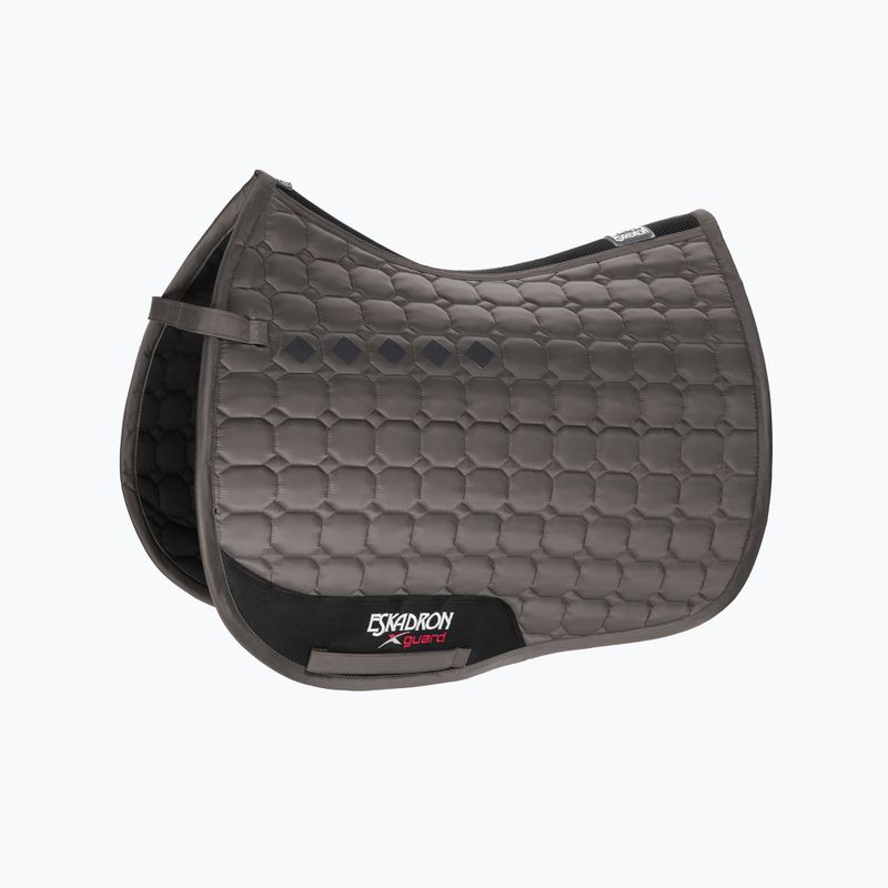 Eskadron Glossy Compact, berretto grigio scuro per cavalli