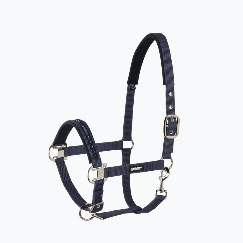 Eskadron Pin Buckle cavezza per cavalli blu scuro