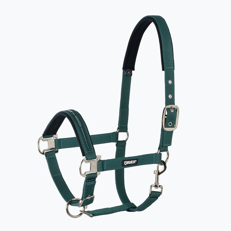 Cavezza per cavalli Eskadron Pin Buckle verde scuro