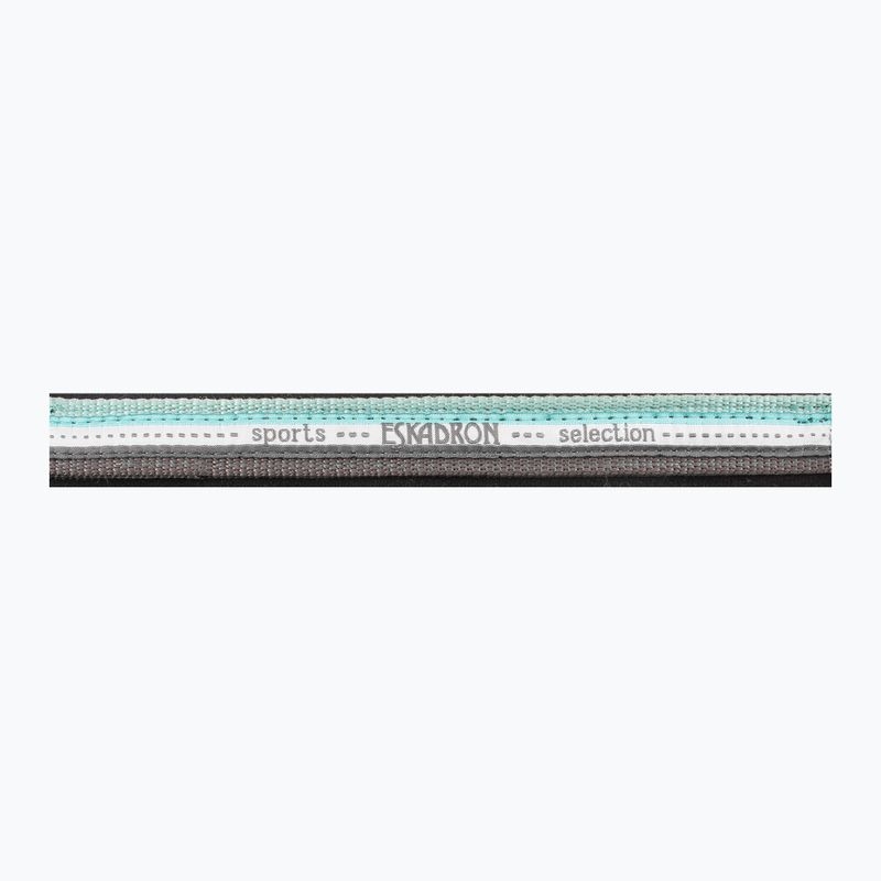 Eskadron Pin Buckle cavezza per cavalli menta/bianco/grigio 2