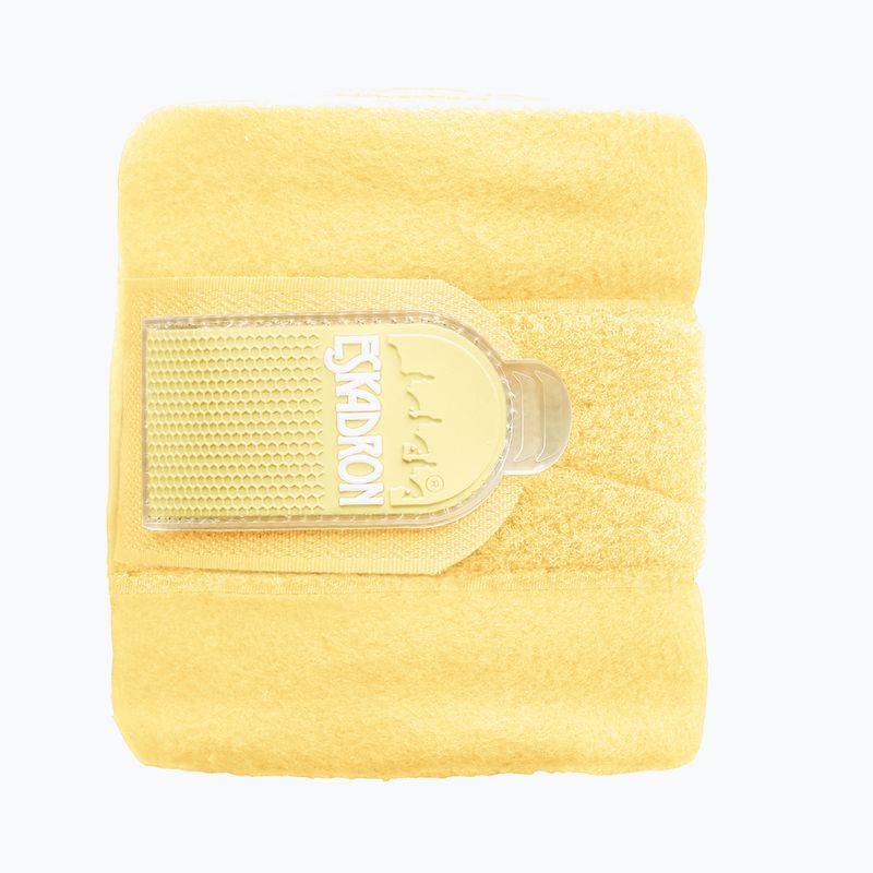 Fasce per cavalli in pile Eskadron giallo