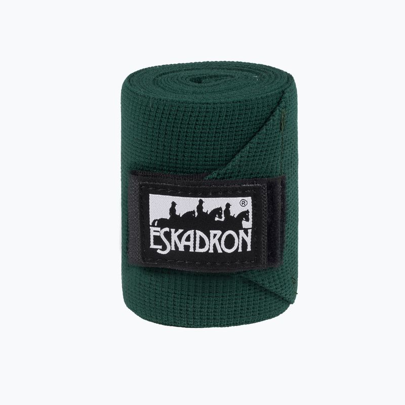 Eskadron Fasce elastiche per cavalli verde scuro
