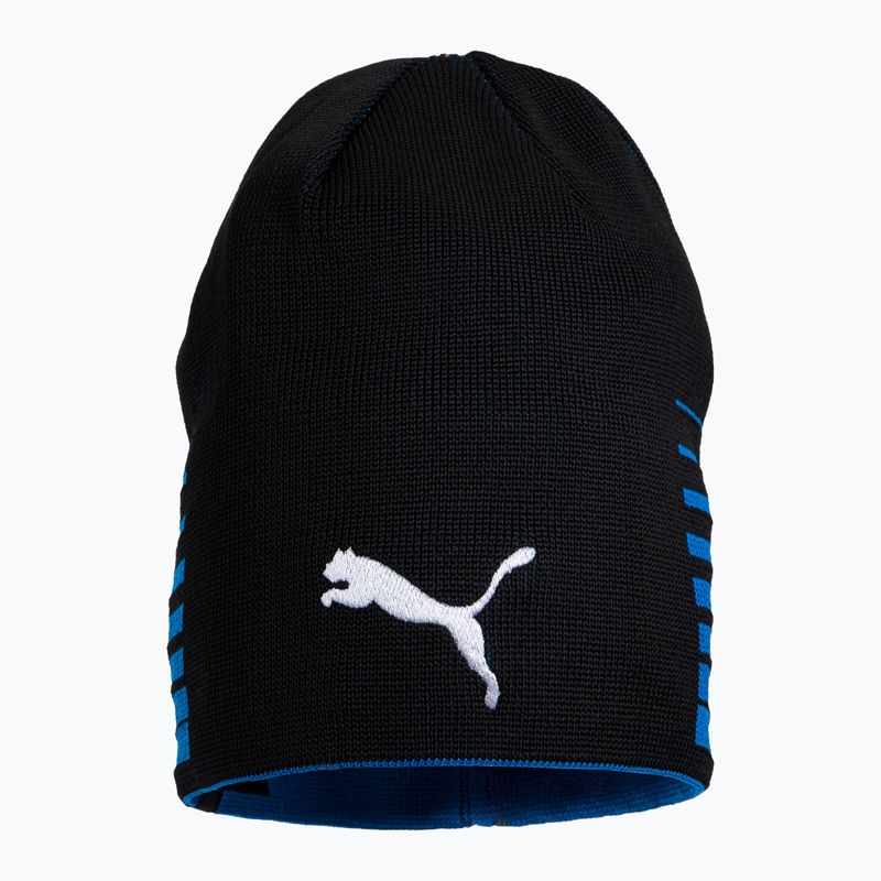 PUMA Liga Reversible Beanie berretto invernale blu elettrico limonato/puma nero 2